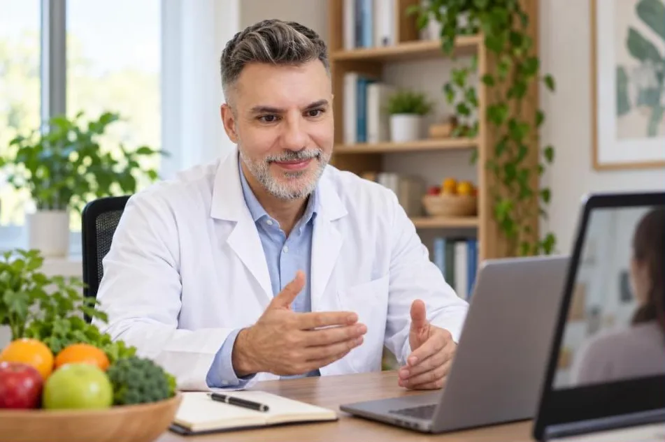 Teco Mendes em consulta online no consultório